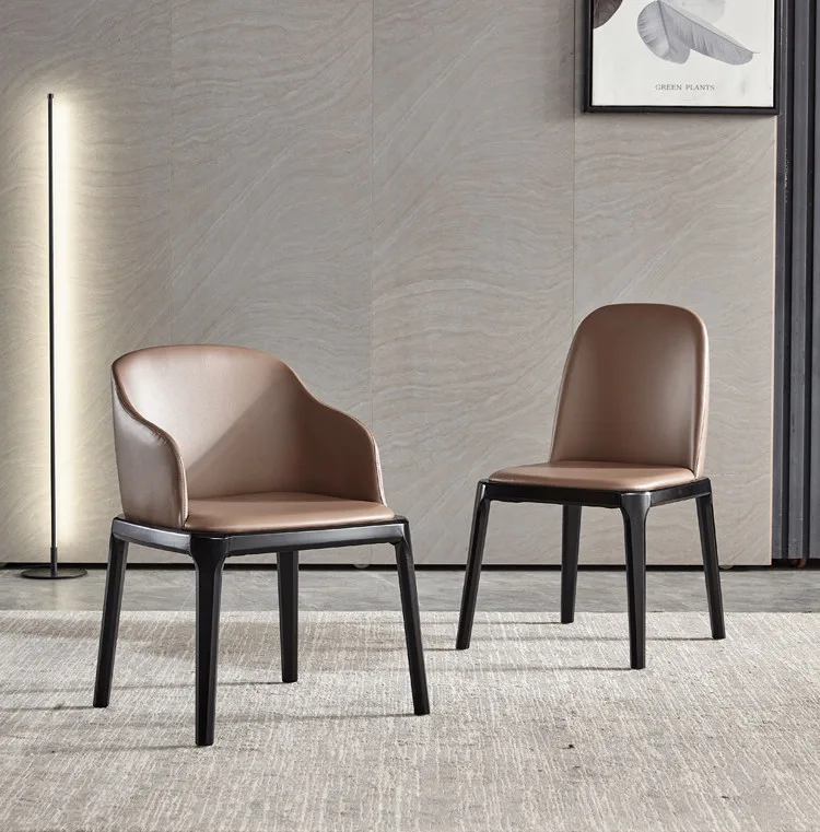 JP Modern Luxury Black Gold Dining Chair photo 2
