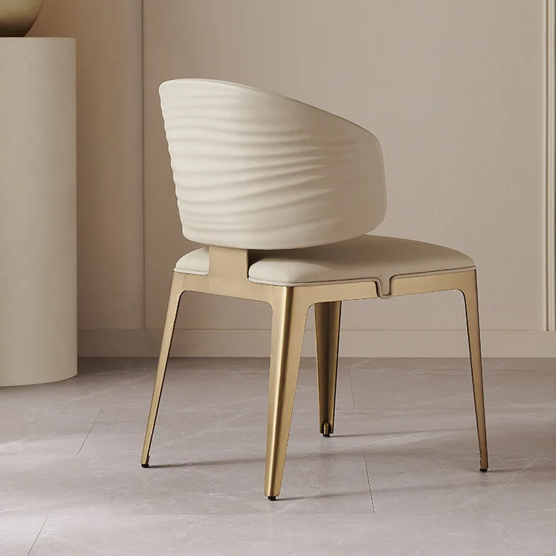 JP Modern Luxury Faux Leather Dining Chair photo 3