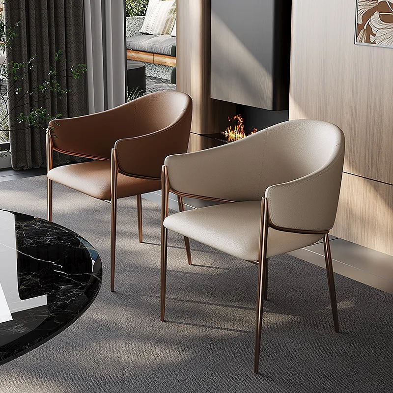 JP Modern Luxury Metal Dining Chair Modern photo 3