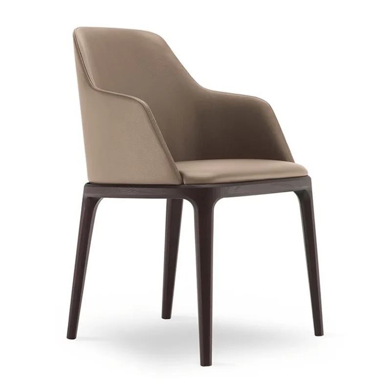 JP Modern Luxury Wooden Dining Armchair for photo 2