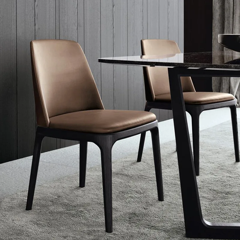 JP Modern Luxury Wooden Dining Armchair for photo 3