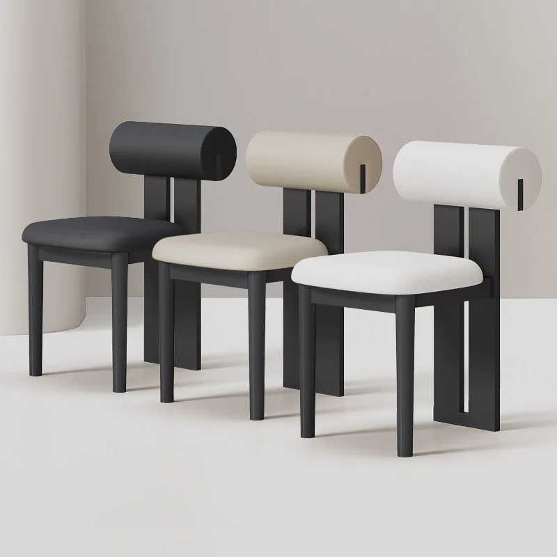 JP Modern Minimalist Solid Wood Dining Chairs with photo 3