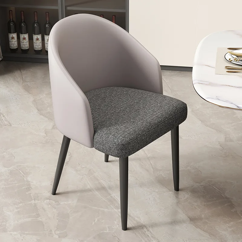 JP Modern Nordic Luxury Leather Dining Chair
