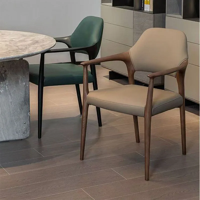 JP Modern Simple Solid Wood Dining Chair photo 2