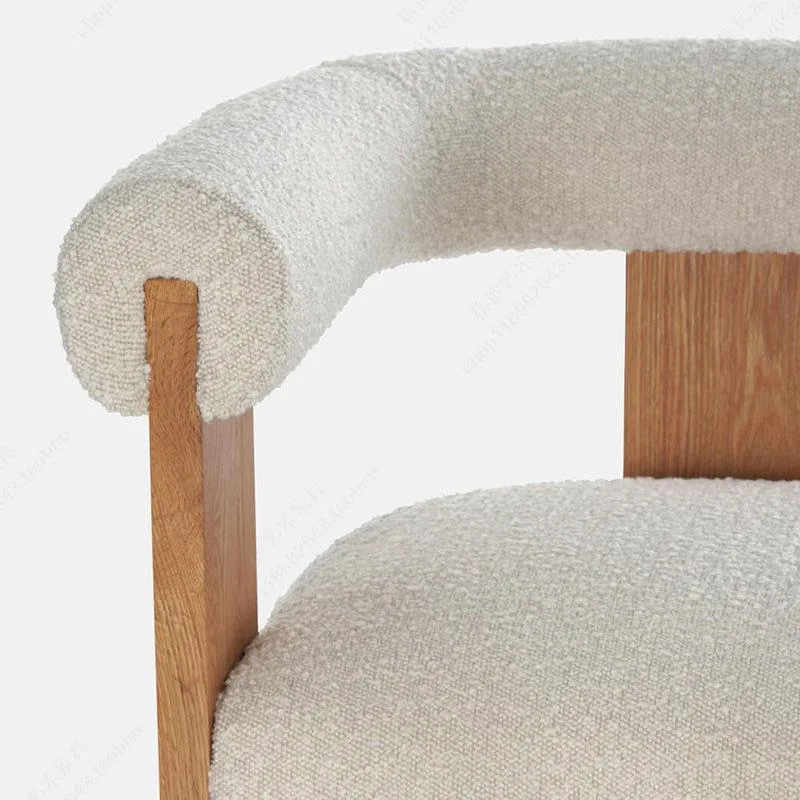 JP Modern Solid Ash Wood Dining Chair Curved photo 3