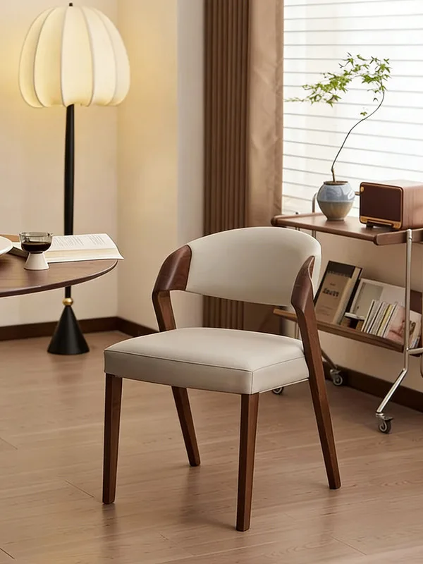 JP Modern Solid Ash Wood Dining Chair Luxury photo 2