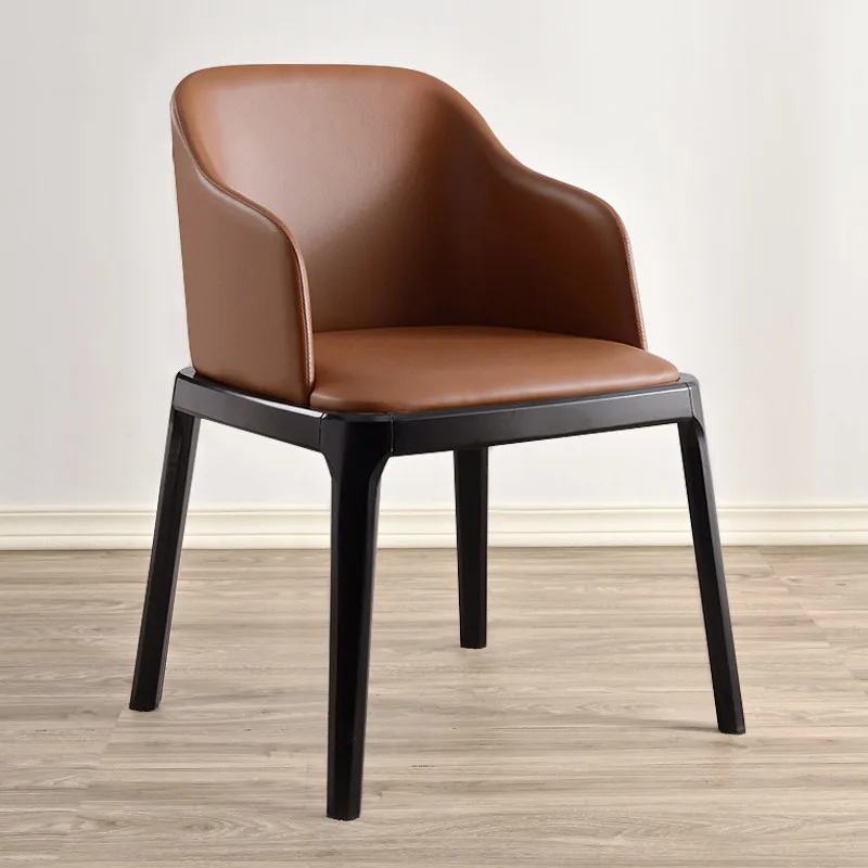 JP Modern Solid Wood Backrest Upholstered Leisure photo 2