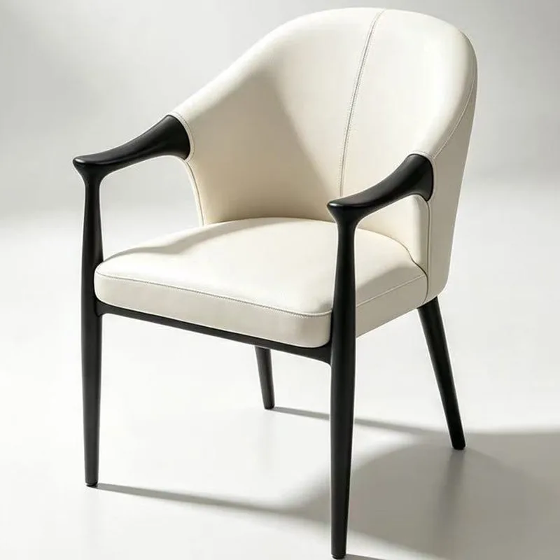 JP Modern Solid Wood Dining Chair Upholstered Faux photo 2