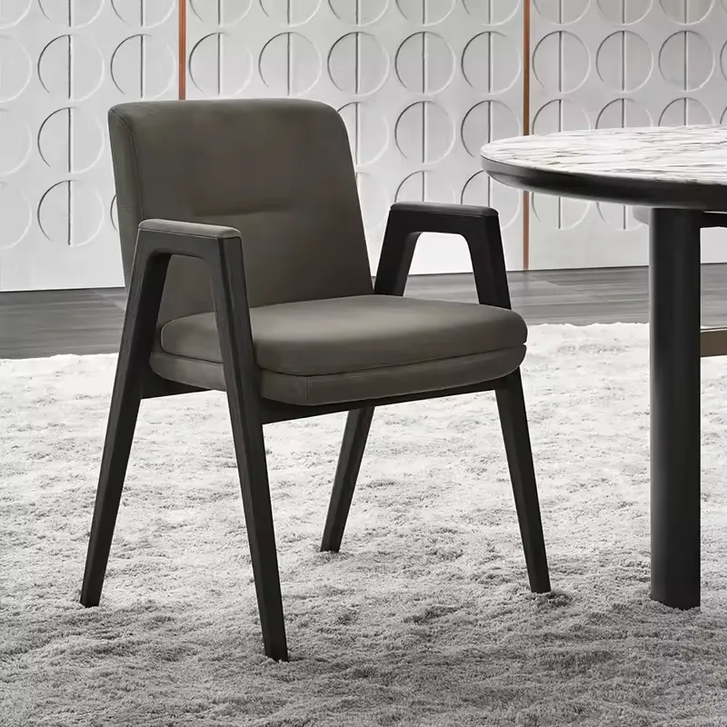 JP Modern Solid Wood Dining Chair with Backrest