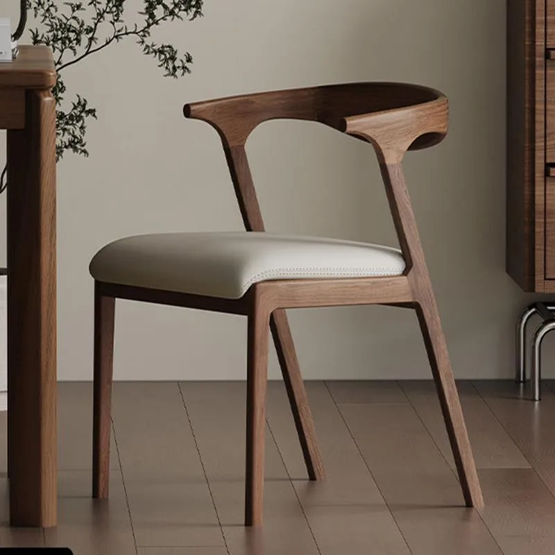 JP Modern Solid Wood Dining Chairs for Home Use photo 2