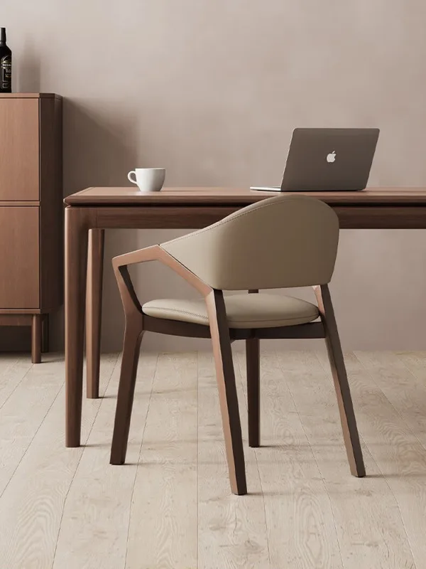 JP Modern Solid Wood Legs Dining Chair photo 3