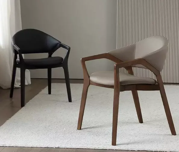 JP Modern Solid Wood Legs Dining Chair