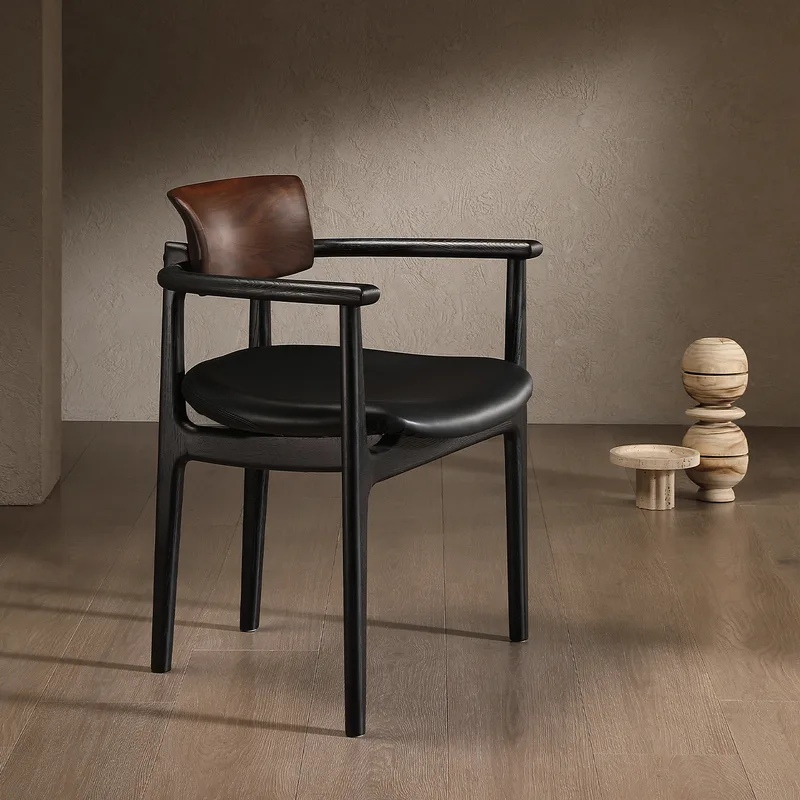 JP New Chinese-style Solid Wood Dining Chairs