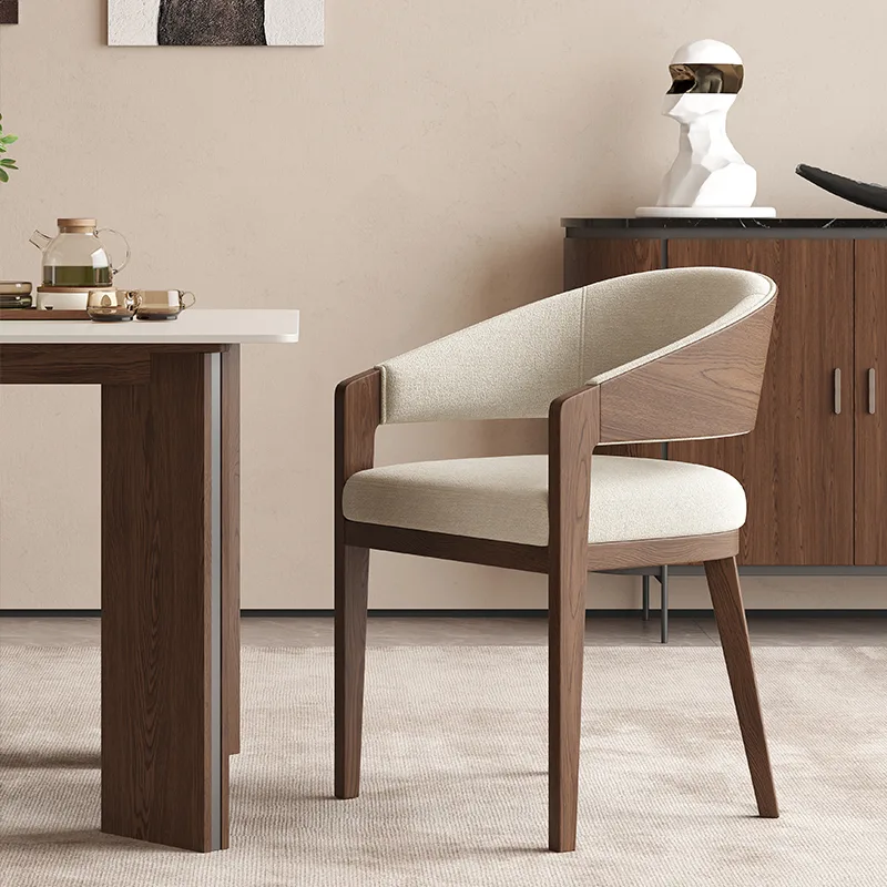 JP New Style Solid Wood Dining Chair Oak/ash photo 2