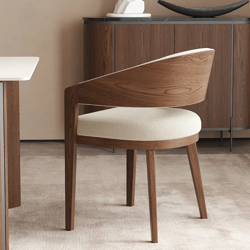 JP New Style Solid Wood Dining Chair Oak/ash photo 3