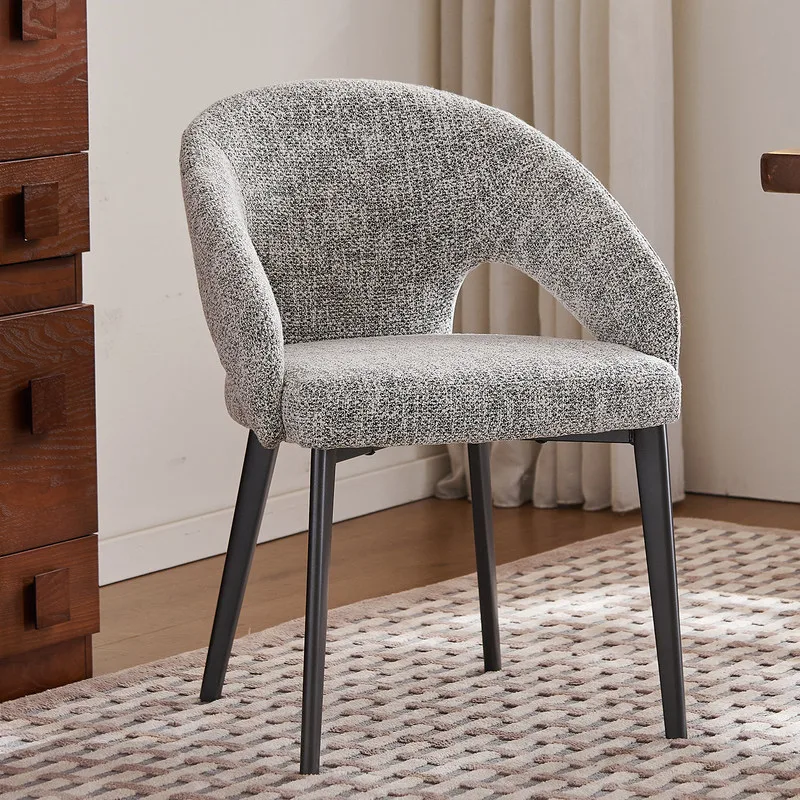 JP Nordic Contemporary Beige Solid Wood Chair