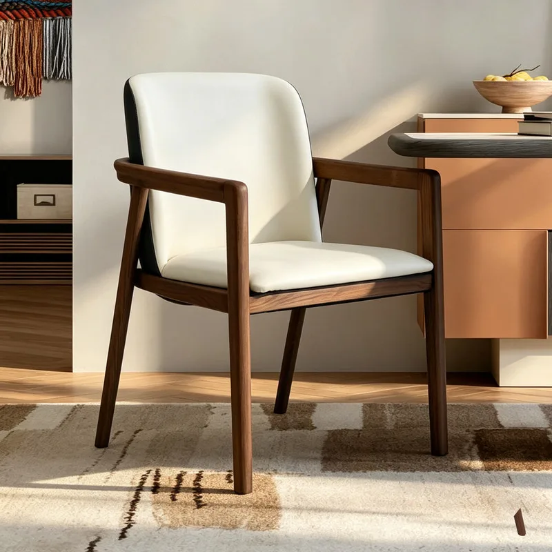 JP Nordic Minimalist Art Solid Wood Chair Dining Chair photo 2