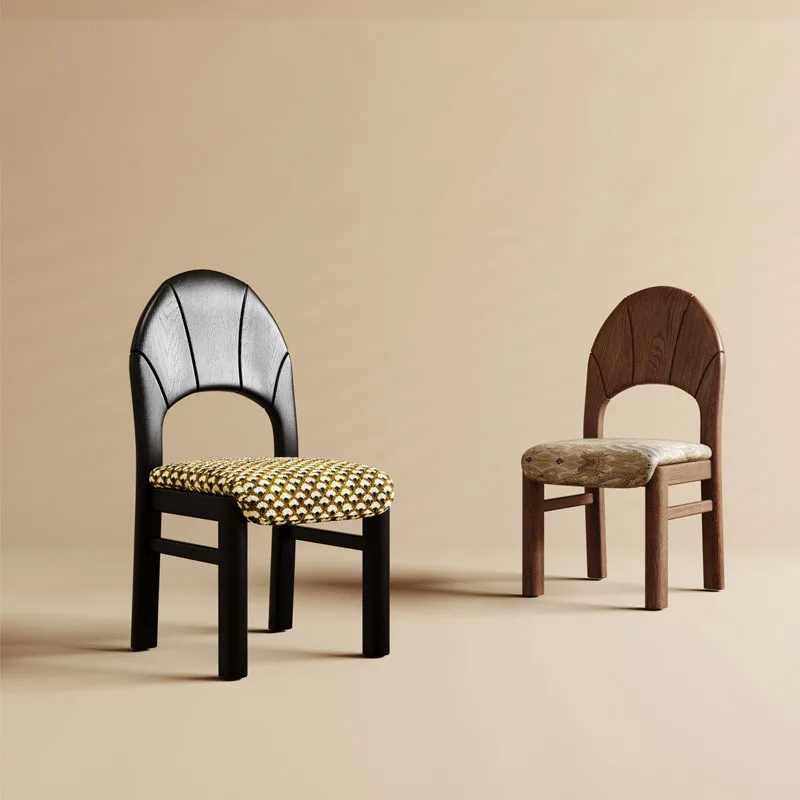 JP Nordic Minimalist Solid Wood Chair, Mid-Century photo 2
