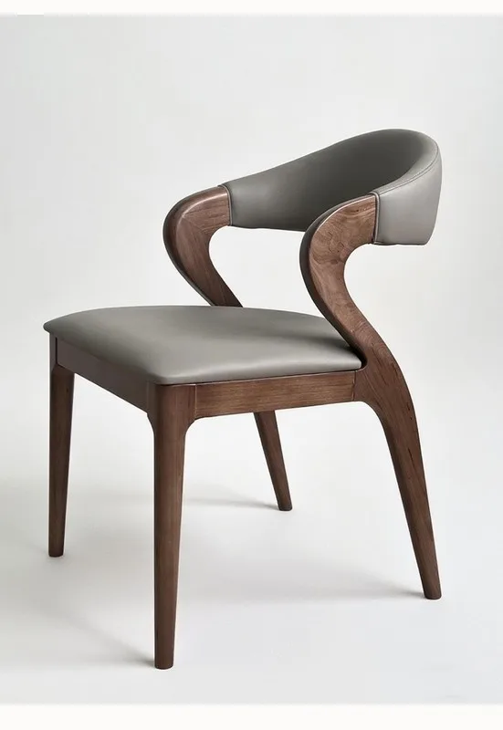 JP Nordic Minimalist Solid Wood Dining Chair photo 2
