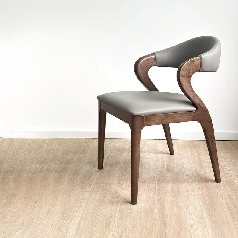 JP Nordic Minimalist Solid Wood Dining Chair photo 3
