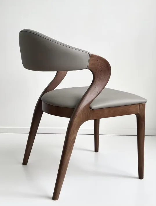 JP Nordic Minimalist Solid Wood Dining Chair