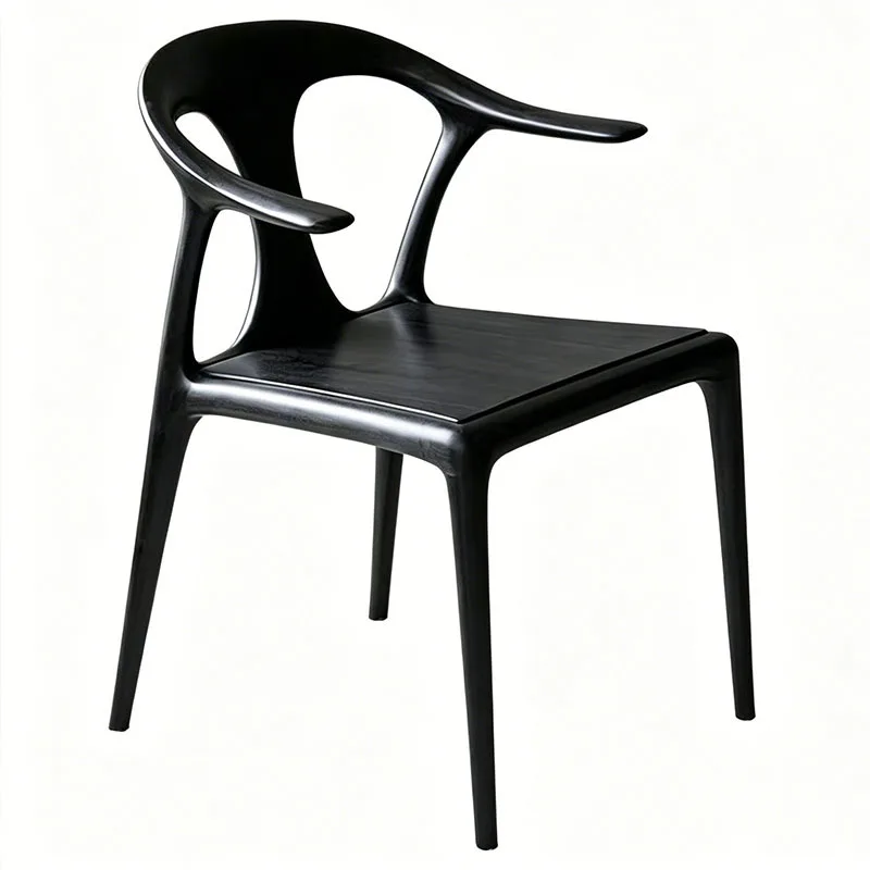 JP Nordic Minimalist Solid Wood Horn Back photo 2