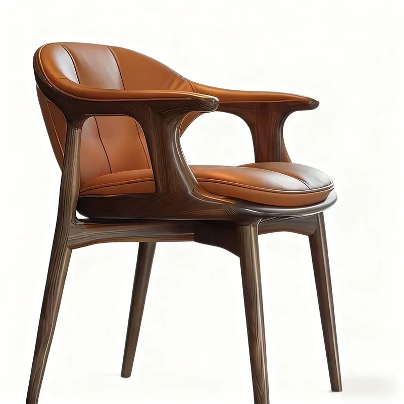 JP Nordic Modern Ash Dining Chair Armchair