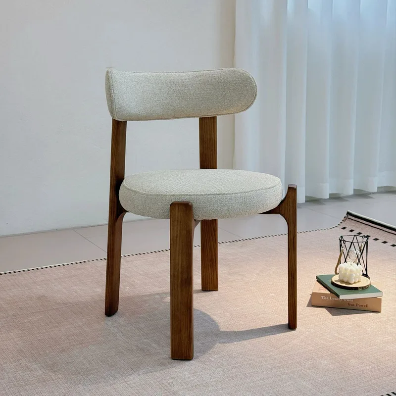 JP Nordic Modern Design Solid Wood Dining Chair Seat