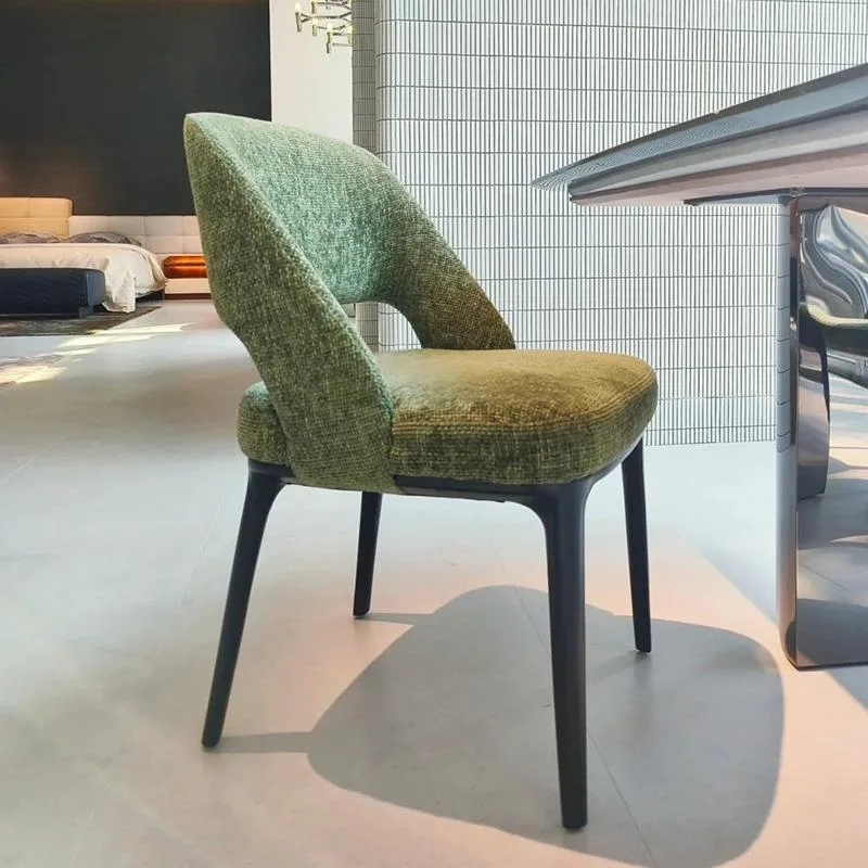 JP Nordic Modern High Back Dining Chair Set Solid
