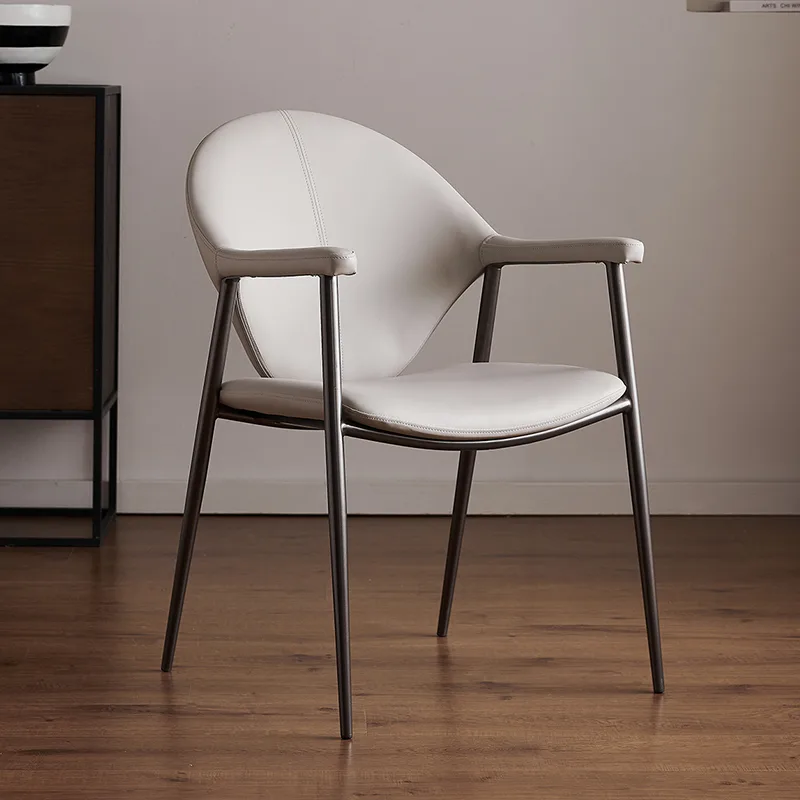JP Nordic Simple Design Leather Dining Chairs photo 2