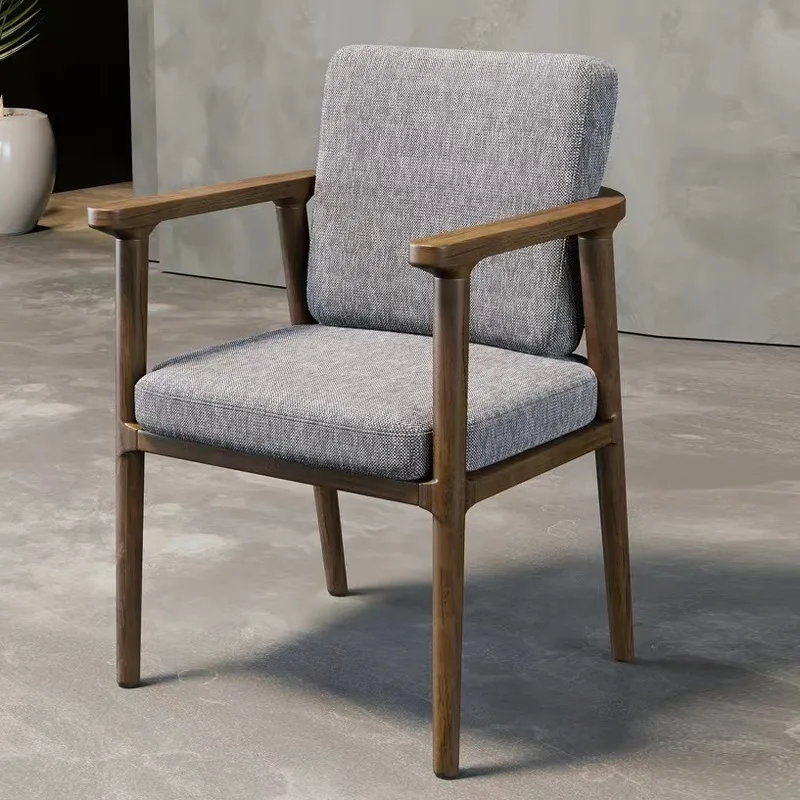 JP Nordic Solid Wood Backrest Dining Chair photo 2