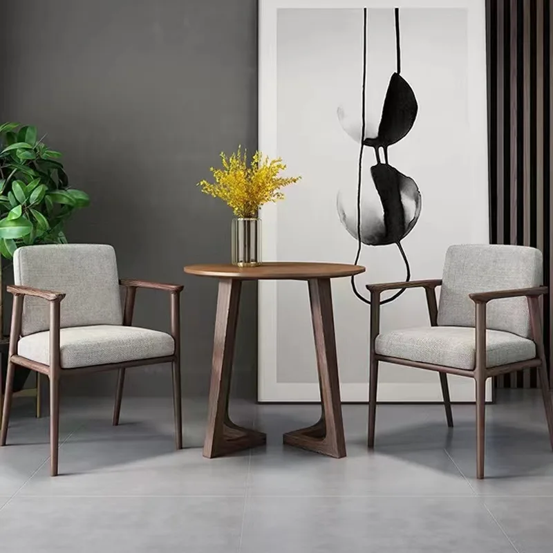 JP Nordic Solid Wood Backrest Dining Chair photo 3