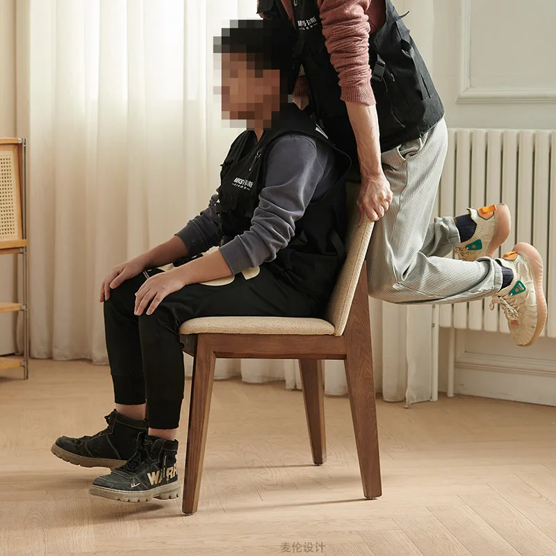 JP Nordic Solid Wood Dining Chair Home Modern Simple photo 3