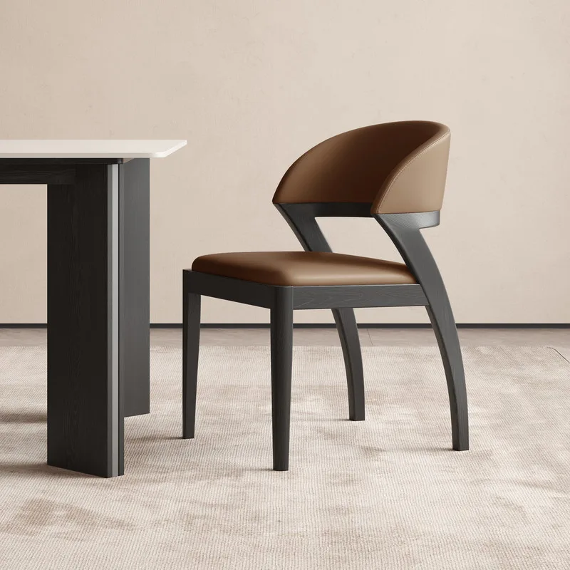 JP Nordic Solid Wood Dining Chair Simple Modern photo 2