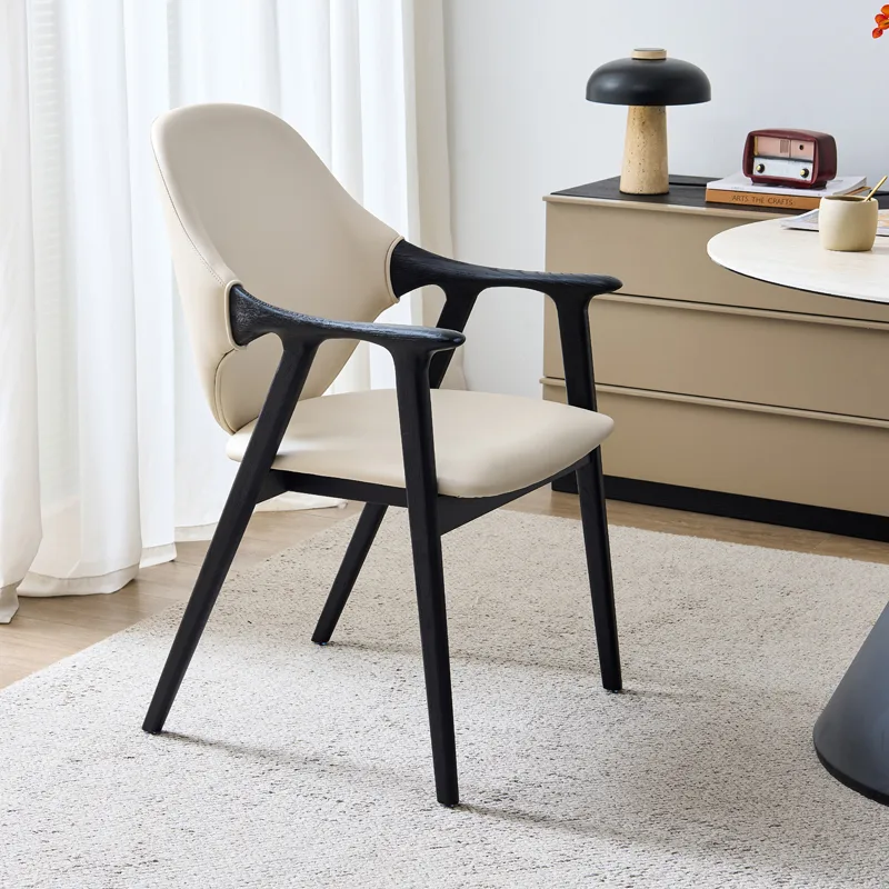JP Nordic Solid Wood Dining Chair with Modern photo 2