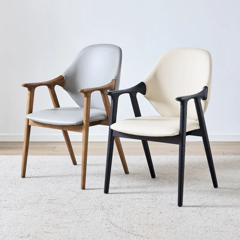 JP Nordic Solid Wood Dining Chair with Modern