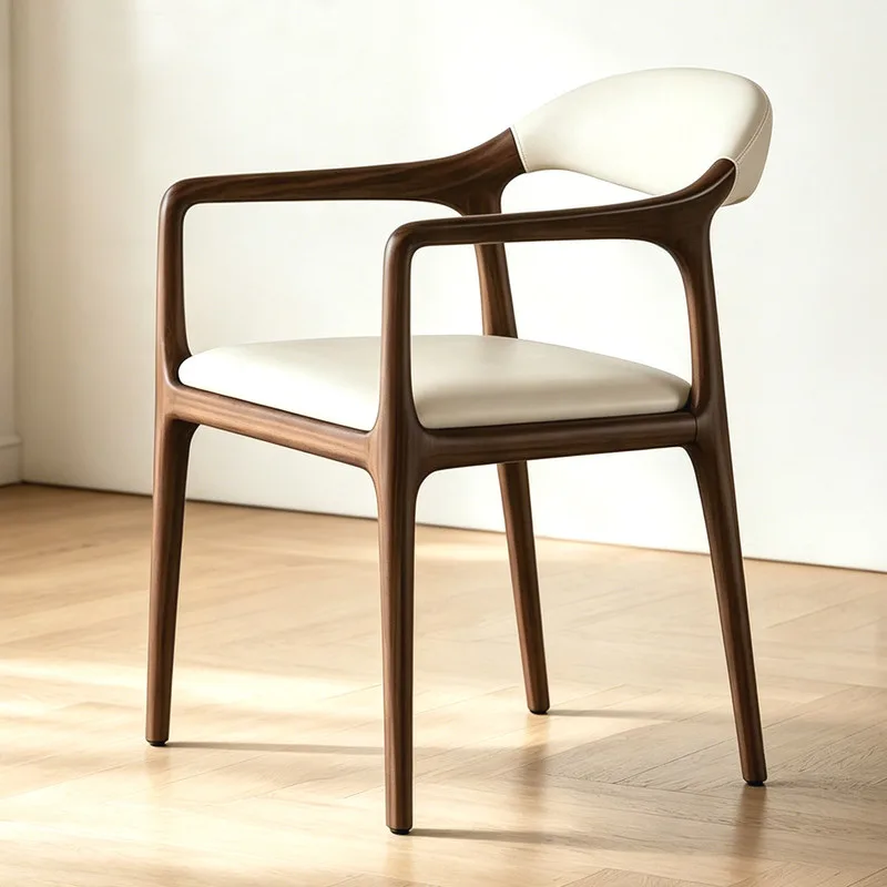 JP Nordic Style Solid Wood Dining Chair with photo 2