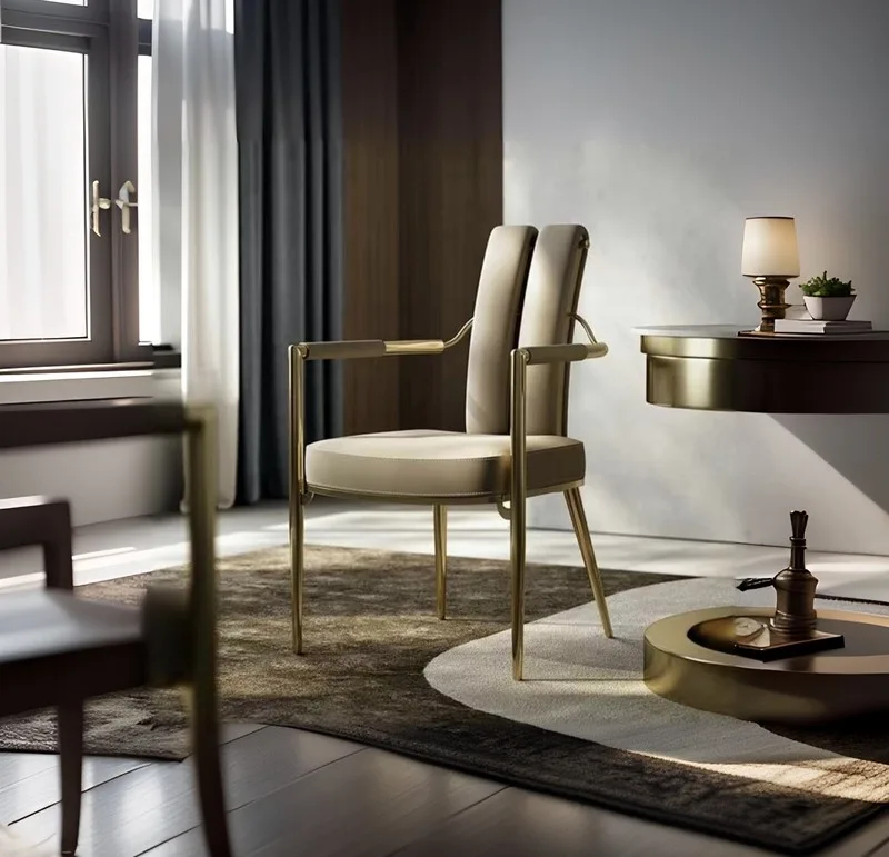 JP Restaurant Furniture Modern Chair Leather Dining photo 2