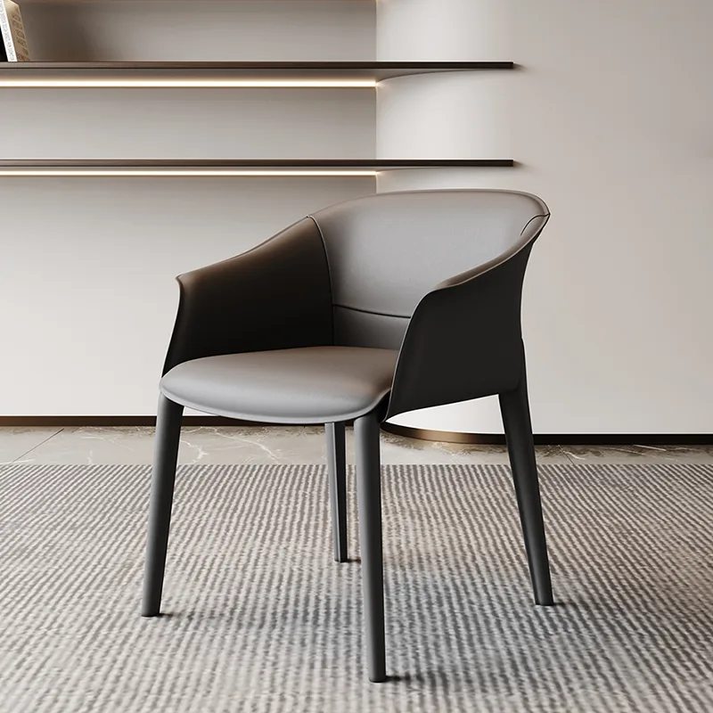 JP Saddle Leather Dining Chair Home Modern photo 3