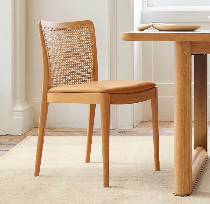 JP Scandinavian Natural Rattan Weaving Back Home