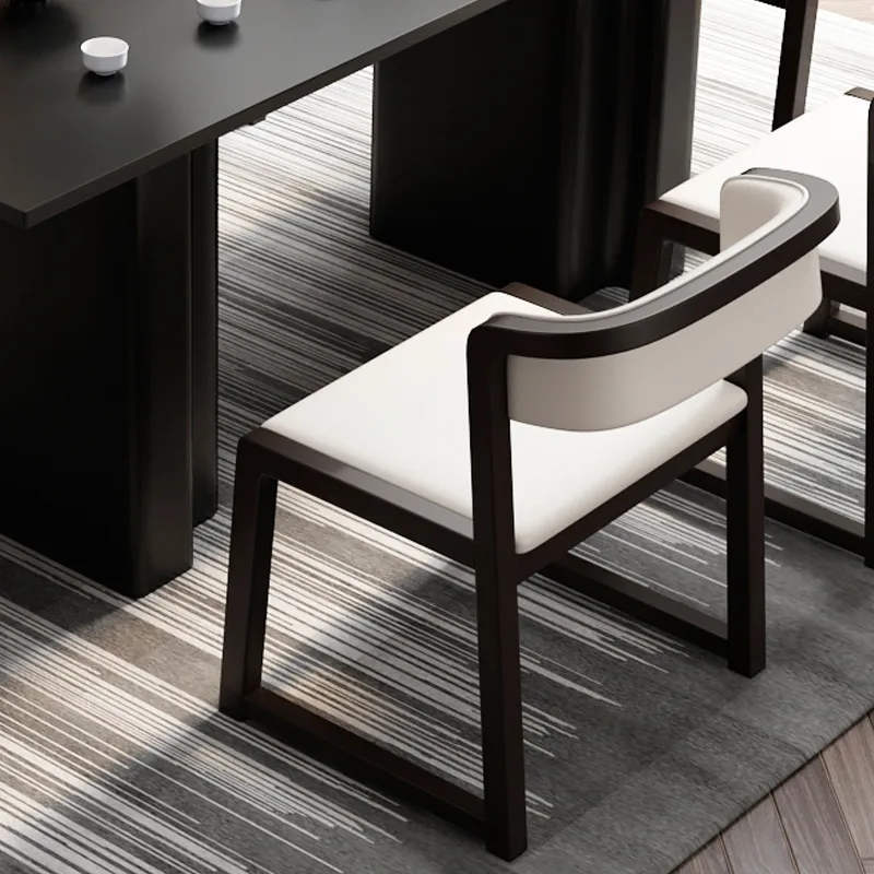 JP Solid Wood Light Luxury Dining Chair photo 3