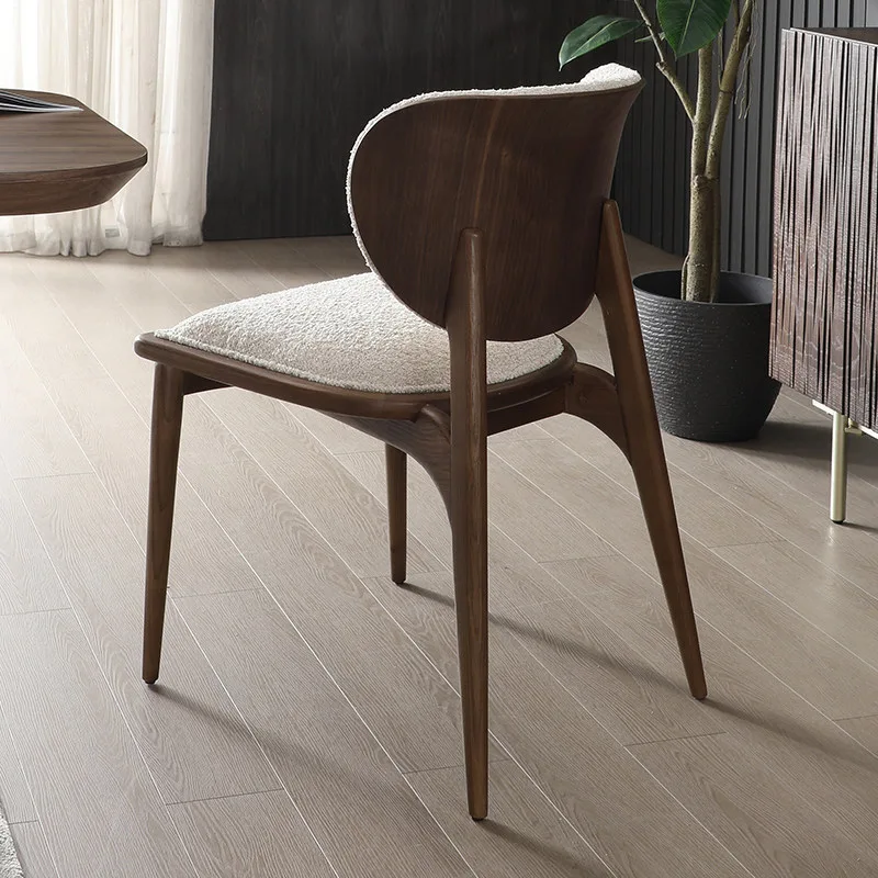 JP Vintage Solid Wood Armless Dining Chair photo 2