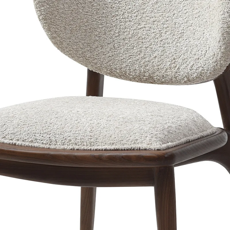 JP Vintage Solid Wood Armless Dining Chair photo 3