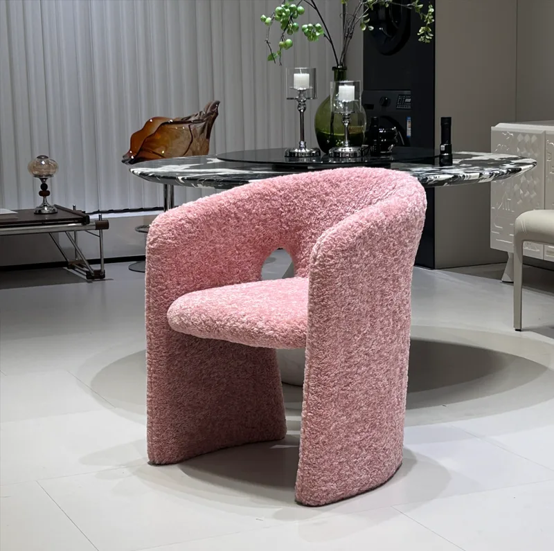 JP Modern Simple Fabric Leisure Chair with photo 2