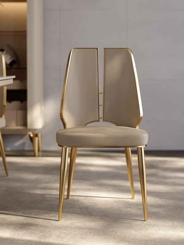 JP Luxury Modern Dining Chair Elegant Golden photo 2