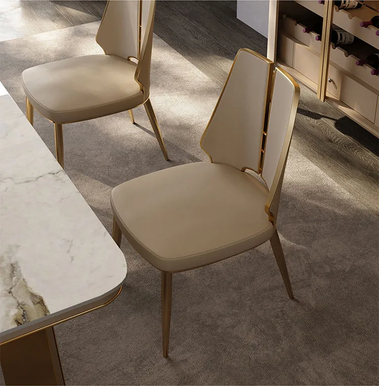 JP Luxury Modern Dining Chair Elegant Golden photo 3